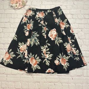 Charlotte Russe Floral Midi Skirt